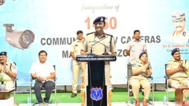 Rachakonda Police Commissioner G. Sudheer Babu inaugurates 1,460 new community CCTV cameras in Malkajgiri