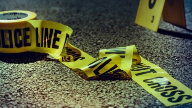 Representational Image of crime scene