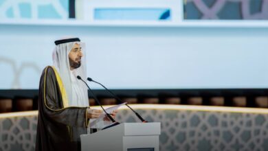 Saudi Minister of Hajj and Umrah Dr Tawfiq Al-Rabiah speaking at the 2025 Umrah and Ziyarah Forum in Madinah.