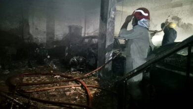 Fire at Shaheen Bagh