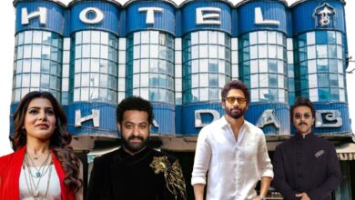 This image has Tollywood stars Samantha, Jr NTR, Ram Charan and Naga Chaitanya