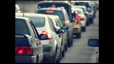 A representational image depicting traffic in Hyderabad