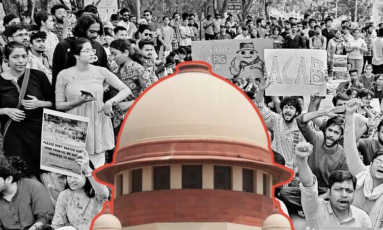 SC halts tree felling, warns govt against other activity on Kancha Gachibowli land