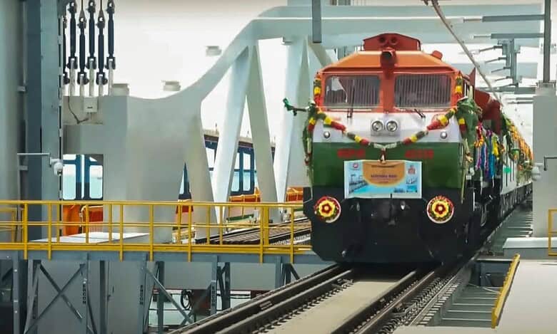 PM Modi inaugurates new Pamban bridge in TN, CM Stalin skips event