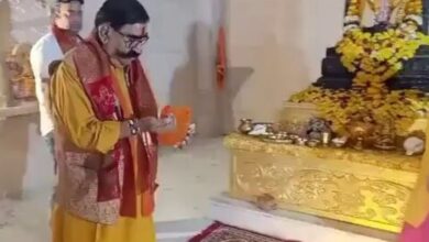 BJP leader Gyandev Ahuja purifies a Ram temple in Alwar