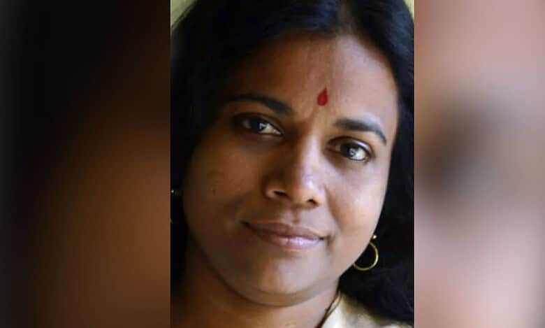 The image displays the photo of All India Radio programme producer from Kerala KR Indira. April 17, 2025