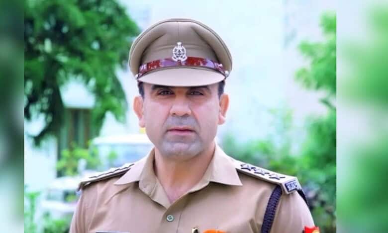 The image displays a picture of Sambhal circle inspector Anuj Choudhary. April 19, 2025