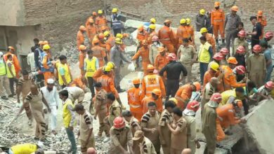 4 dead, several feared trapped after building collapses in Delhi's Mustafabad
