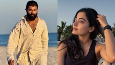Spotted: Rashmika Mandanna and Vijay Deverakonda at Oman beach