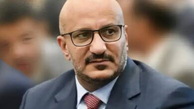 This is a photo of Tariq Saleh, Vice President of Yemen’s Presidential Leadership Council and commander of the National Resistance Forces.