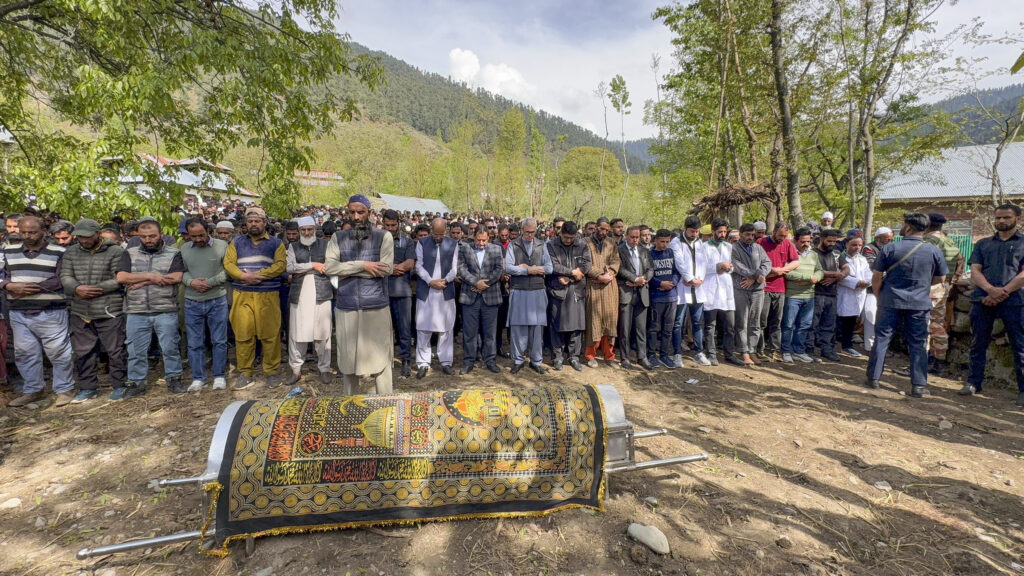 Pahalgam terror attack: Funeral of a victim in J-K's Anantnag