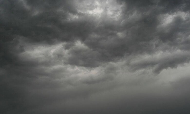 Representational photo of cloudy sky amid IMD Hyderabad of rains.