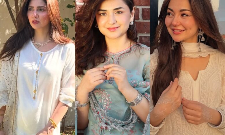 Trending photos: Yumna to Mahira, Eid looks for Pakistani divas