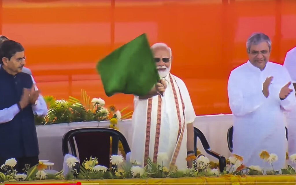 Inauguration of Pamban Sea Bridge in TN