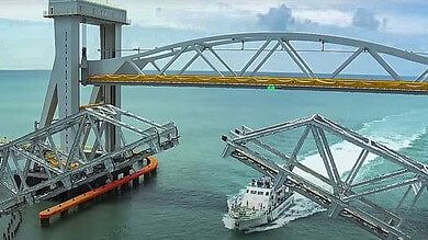 Inauguration of Pamban Sea Bridge in TN