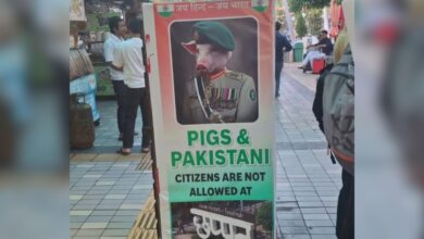 poster comes up on Indore's food street