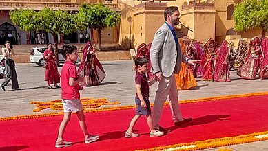 US Vice President in Jaipur