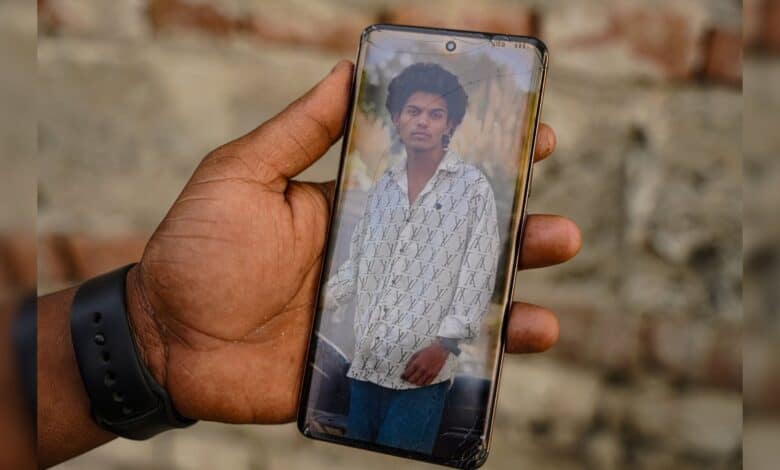 Photo of 19 year old victim Kaif Khan who was stabbed to death in Bihar
