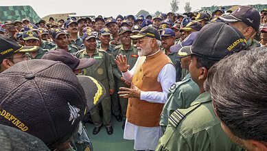 PM Modi visits Adampur air base in Punjab