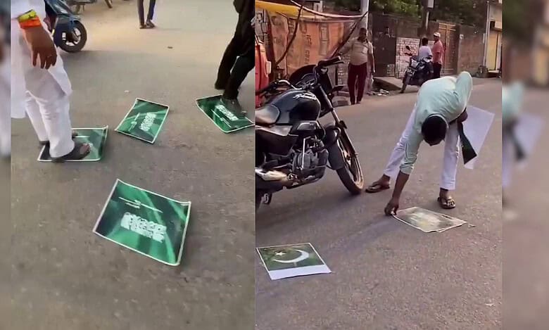 Islamic text inscriptions desecrated during anti-Pakistan protest in UP