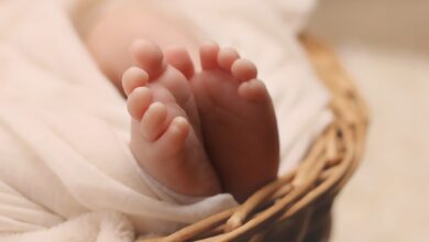 Representational Image of baby's leg