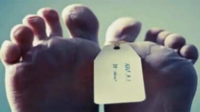 A representational image of a dead body