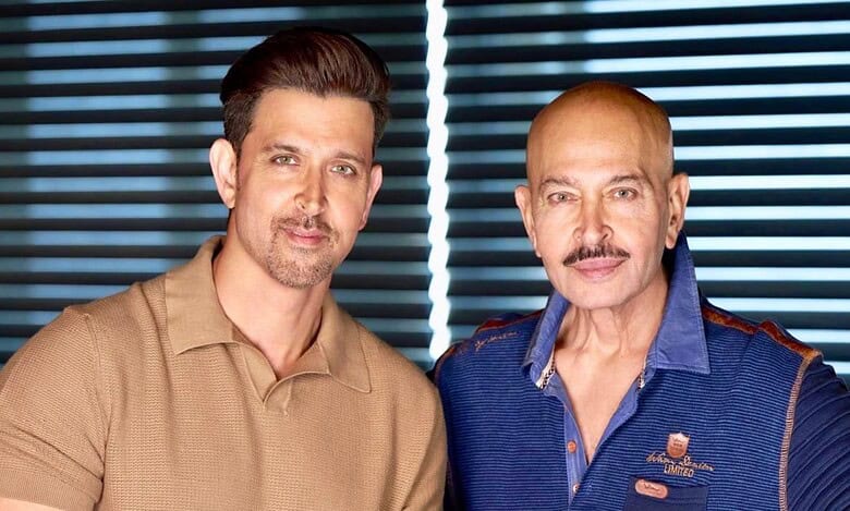 Father-son duo Hrithik & Rakesh Roshan