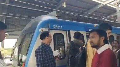 Hyderabad Metro halted for over 20 mins at Bharat Nagar Metro station causing significant delays for passengers