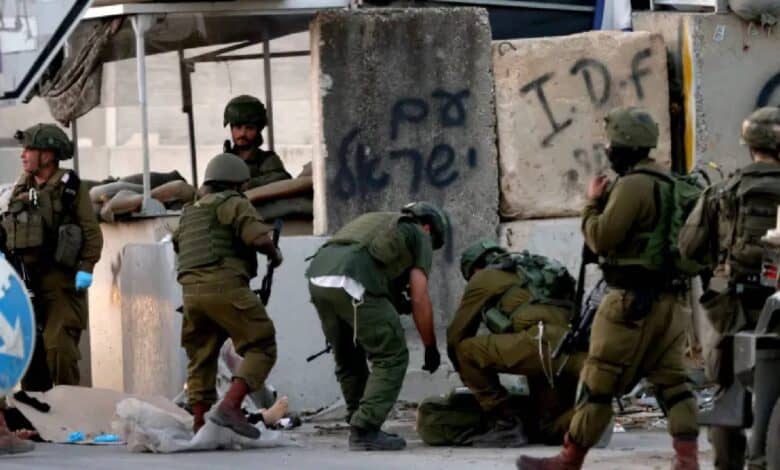Image of Israeli soldiers during previous operations in the Wst Bank.