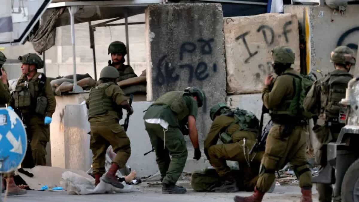Image of Israeli soldiers during previous operations in the Wst Bank.