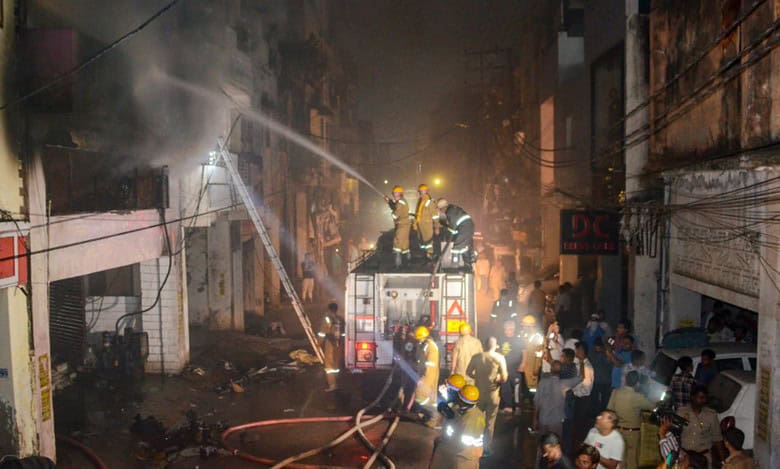 Kanpur, UP Fire-fighting operations continue