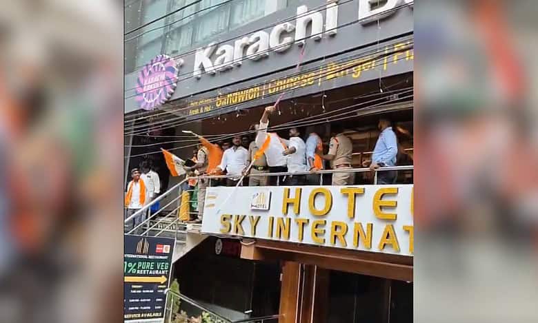 Video: Karachi Bakery vandalised in Shamshabad, anti Pak slogans raised