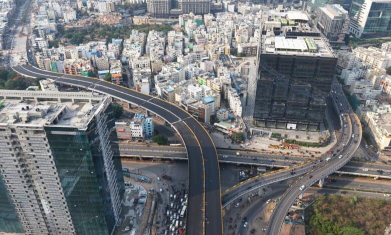 Kondapur flyover in Hyderabad
