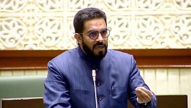 Majid Hussain in the Telangana Assembly