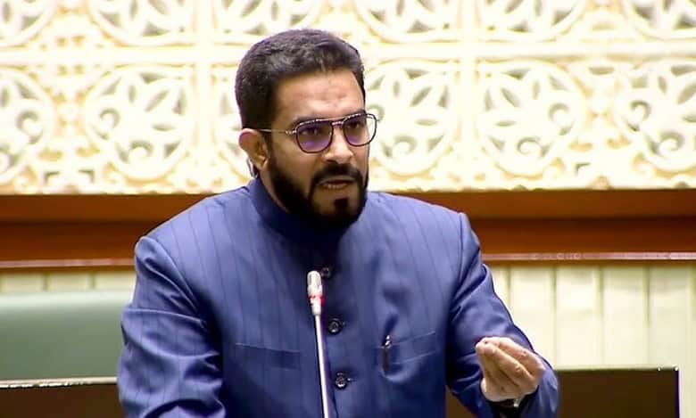 Majid Hussain in the Telangana Assembly