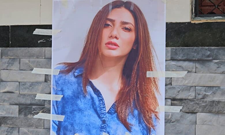 Pakistani star actress Mahira Khan’s poster found in Mumbai restroom