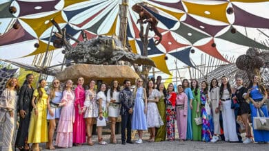 Miss World 2025 contestants in Hyderabad