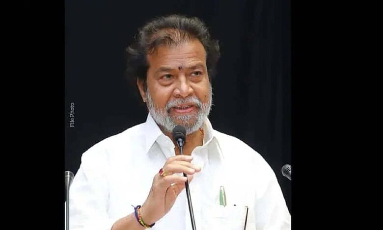Image: Telangana Health Minister C Damodar Raja Narasimha addresses a gathering