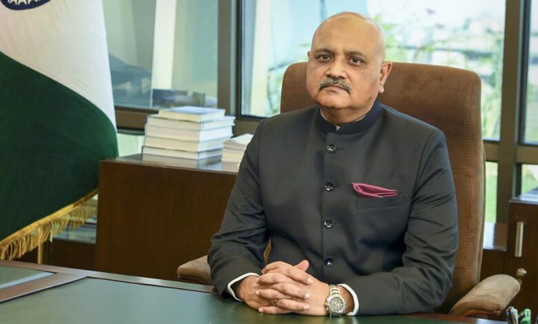 CBI Director Praveen Sood in his office