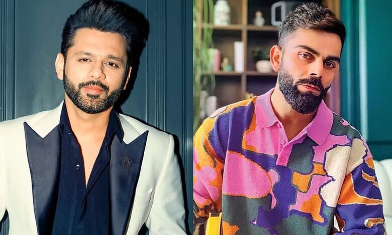 Rahul Vaidya and Virat Kohli