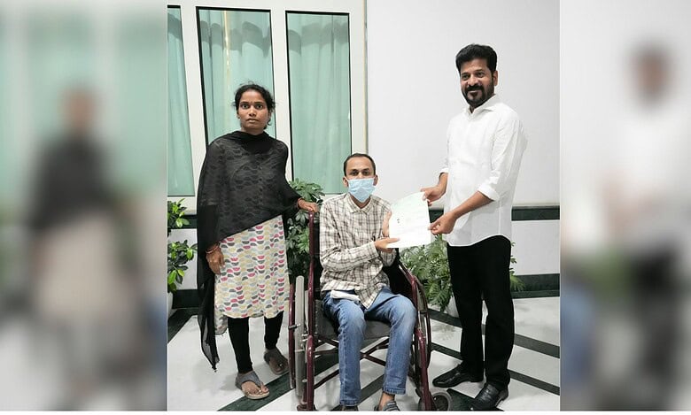 Cancer patient thanks Telangana CM for Rs 12 L financial aid