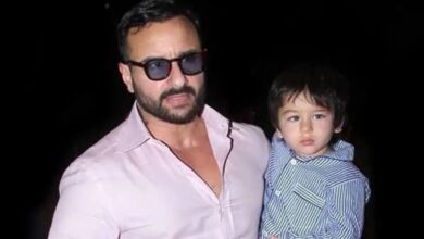 Saif Ali Khan and Taimur