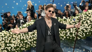 Bollywood actor Shah Rukh Khan at Met Gala 2025