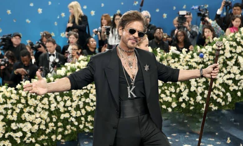 Bollywood actor Shah Rukh Khan at Met Gala 2025