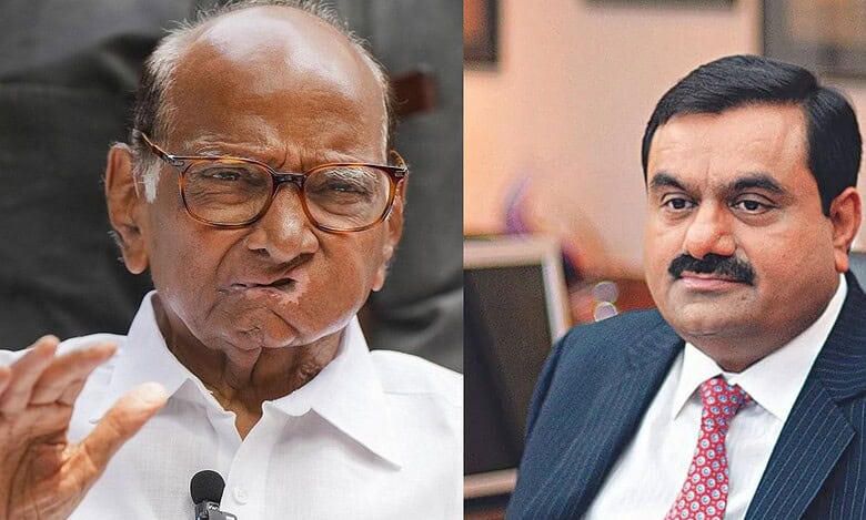 Sharad Pawar and Adani Gautam