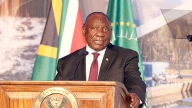 South African President Cyril Ramaphosa