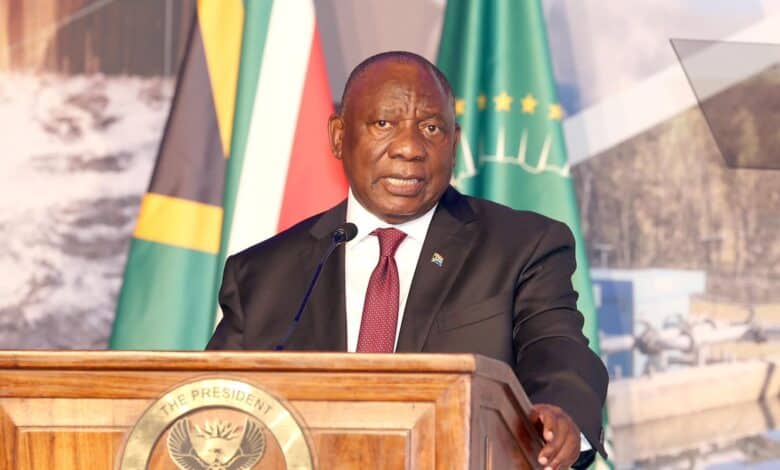 South African President Cyril Ramaphosa