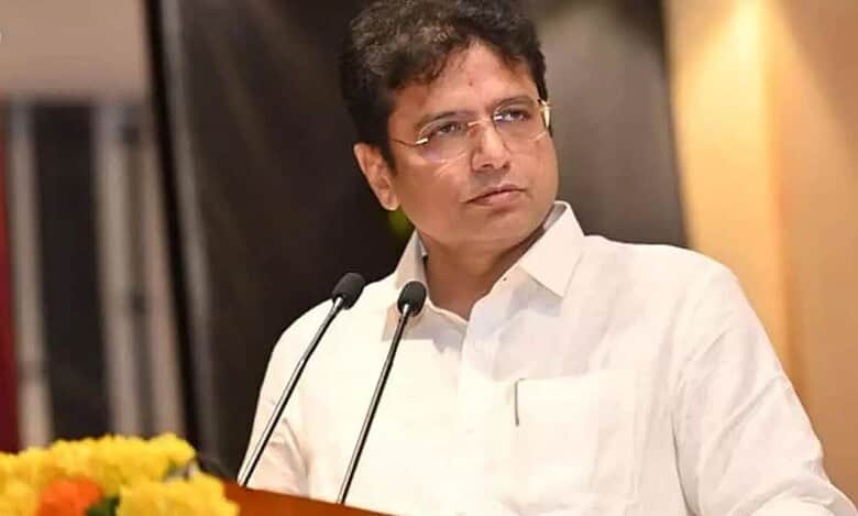 Telangana IT minister D Sridhar Babu