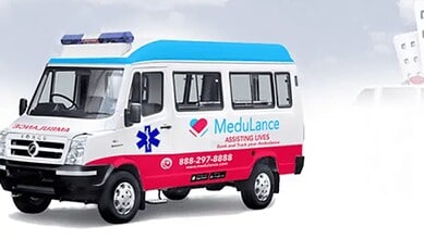 A representational image of an ambulance