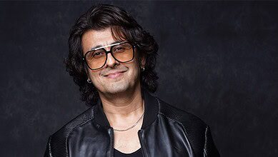 The image displays a picture of singer Sonu Nigam